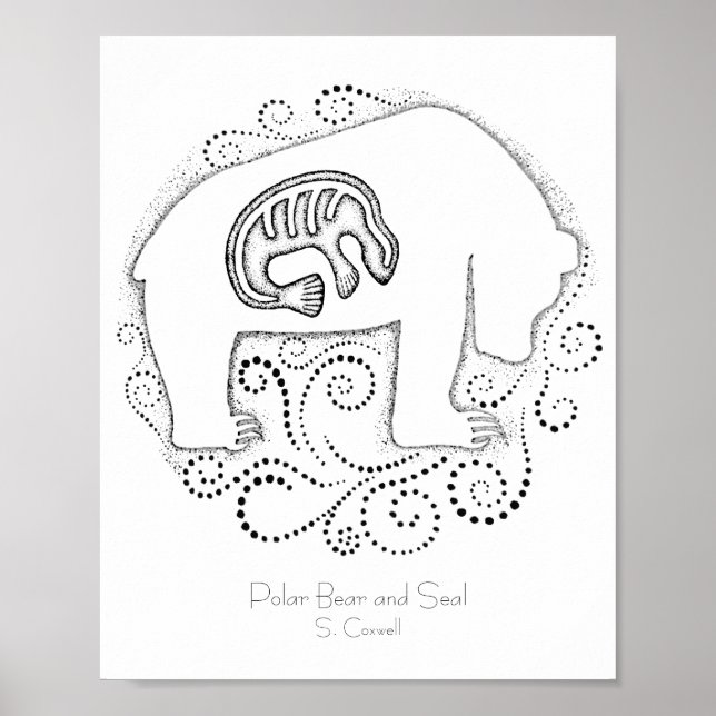 Polar Björn och försegling Poster (Framsidan)