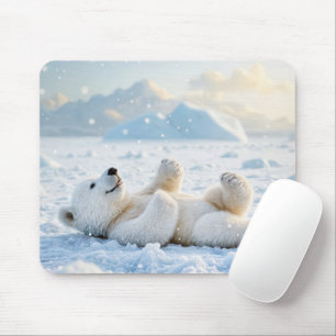 Polar Björn på is Musmatta
