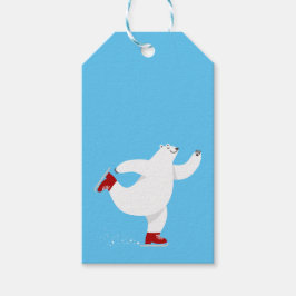 Polar Björn på is Presentetikett