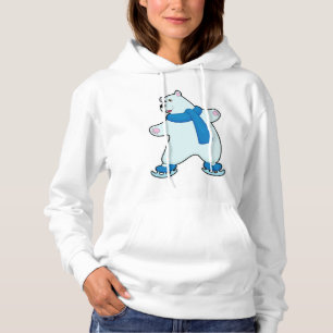 Polar björn på isar som roterar med Scarf T Shirt