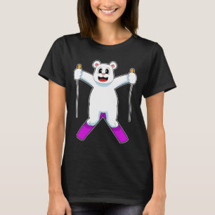 Polar björn Skier Ski Winter sport T Shirt
