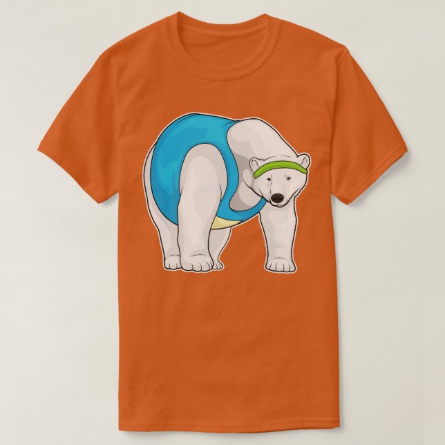 Polar björn som fungerar t shirt (Design framsida)