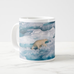 Polar Björn som går på sjön Jumbo Mugg