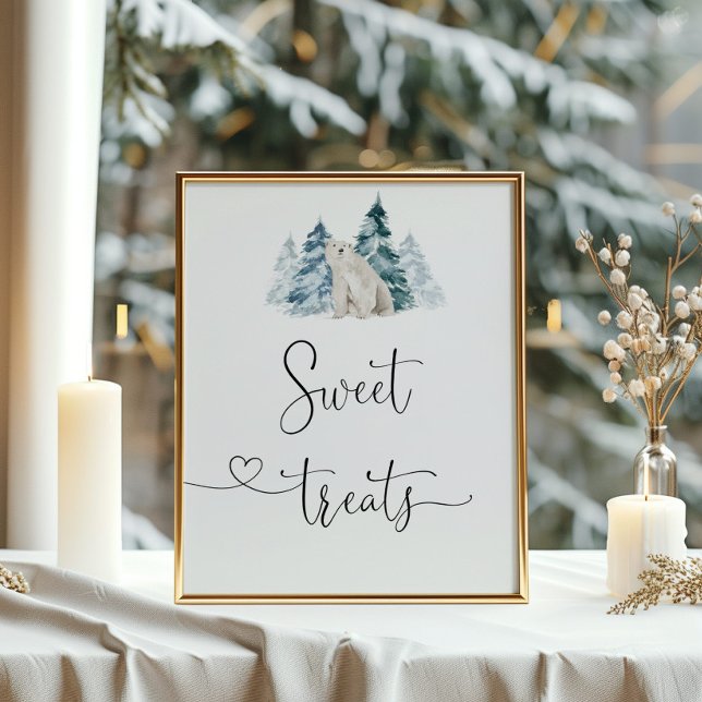 Polar björn Sötbehandlingar poster (Skapare uppladdad)