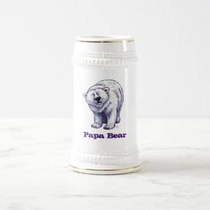 Polar björn Stein för pappabjörn Sejdel