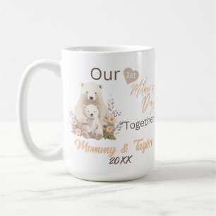 Polar björn & unge, vårt första Mors dag tillsamma Kaffemugg