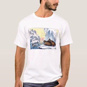 Polar, björn, valross och Sälar Tee Shirt