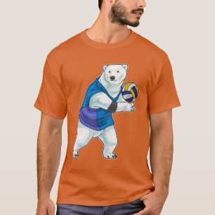 Polar björn Volleyball-spelare Volleyball T Shirt
