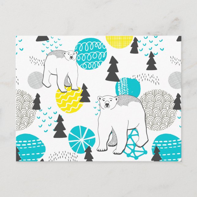 Polar björn vykort (Framsida)