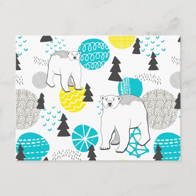 Polar björn vykort (Framsida)