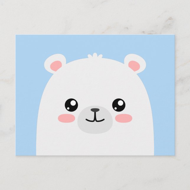 Polar björn vykort (Framsida)