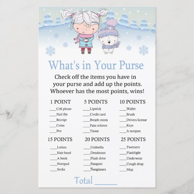 polar björn What's in your purse match (Framsida)