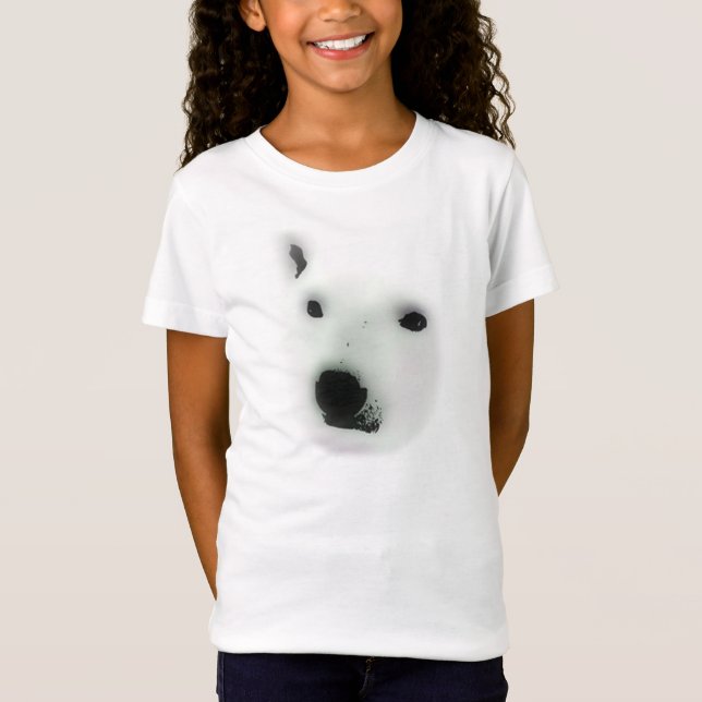 Polar björnansiktet-skjorta tee (Framsida)