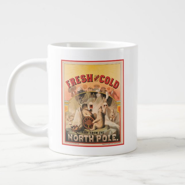 Polar Björnar håller på att få Mugg av större öl Jumbo Mugg (Vänster)