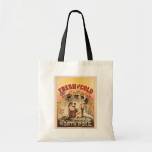 Polar Björnar håller på att få Mugg av större öl Tygkasse