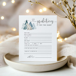 Polar-björnförutsägelse för baby-kort