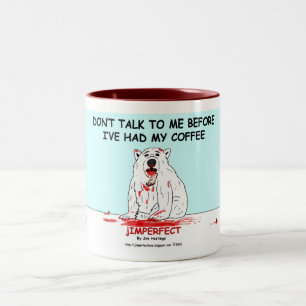 Polar björnkaffemugg Två-Tonad mugg