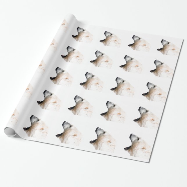 Polar björnmorrande presentpapper (Utrullad)