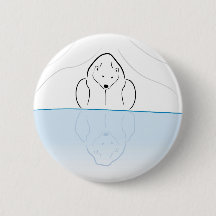 Polar björnreflexion på global värme