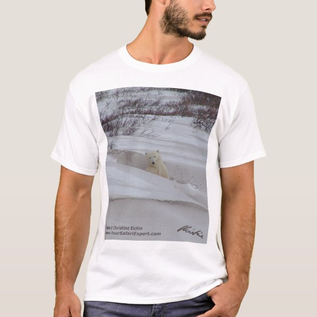 Polar björnT-tröja 4 (bekläda & dra tillbaka Tee Shirt (Framsida)
