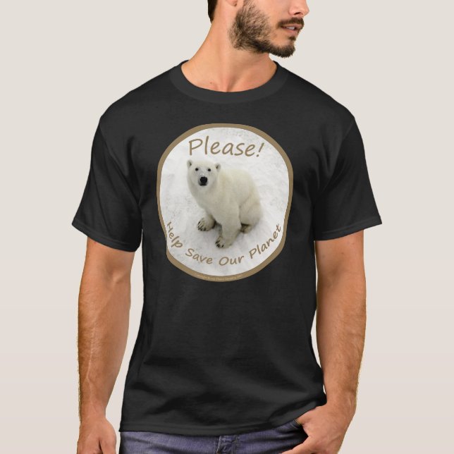 Polar björnT-tröja T-shirt (Framsida)
