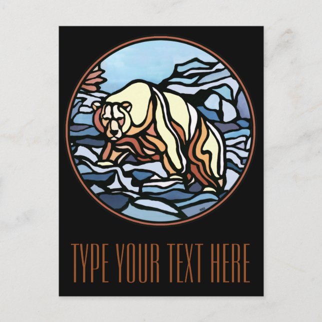 Polar Brevkort - inbyggt vykort (Framsida)