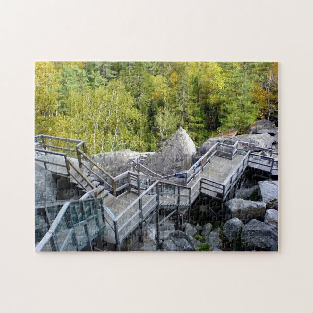 Polar Caves Walkway, Plymouth, New Hampshire Pussel (Horisontell)