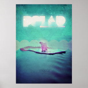Polar enorm kanfas poster