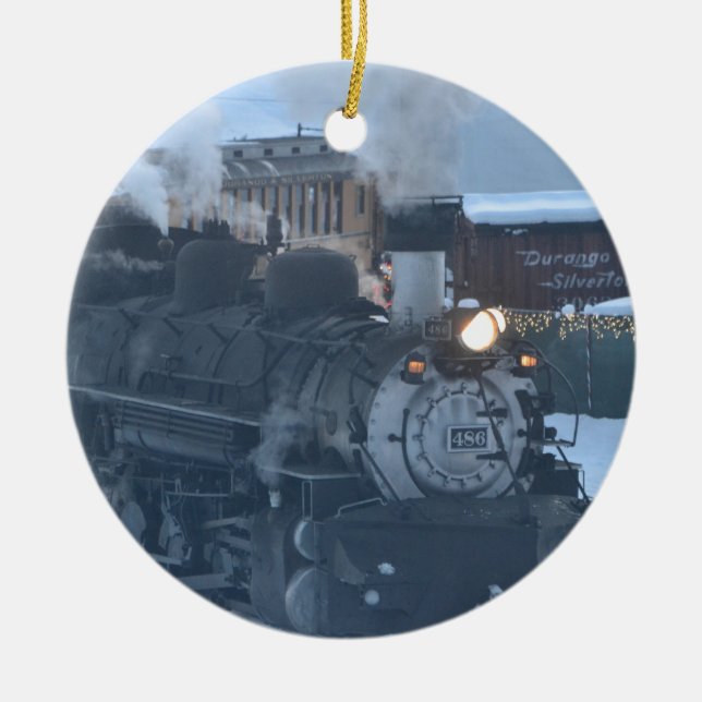 Polar Express Engine Julgransprydnad Keramik (Framsidan)