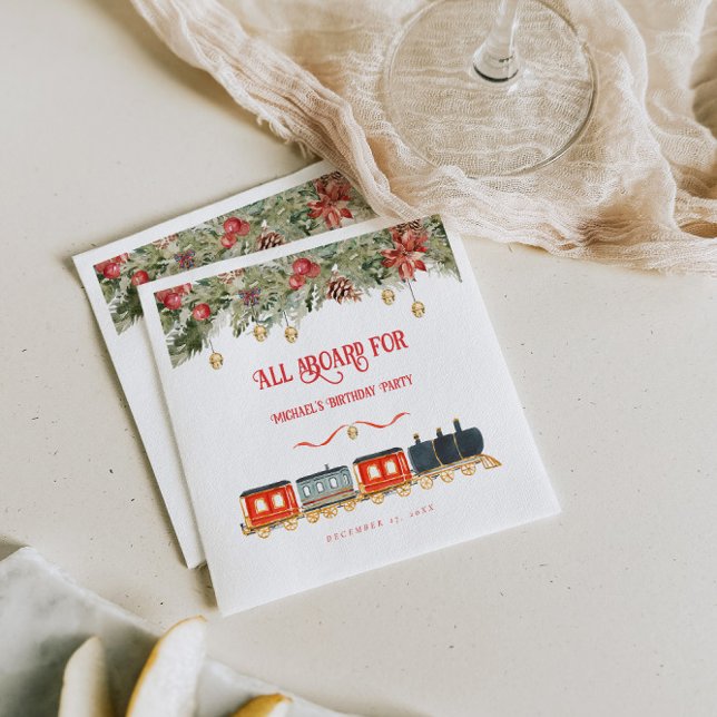 Polar Express jul Party Pappersservett (Skapare uppladdad)