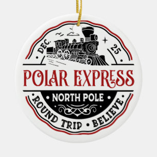 POLAR EXPRESS Round Resa Ornament