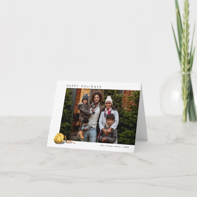 Polar Express Slädbellsbild | Foto Helgkort (Framsida)