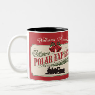 Polar Express Tåg Äventyr tror på julen Två-Tonad Mugg