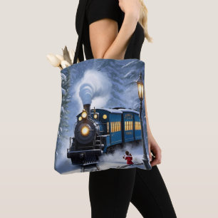 Polar Express Tåg Tote Bag Tillbehör Tygkasse