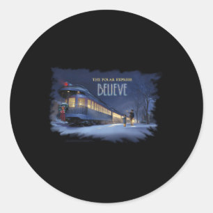 Polar Express Tro Runt Klistermärke