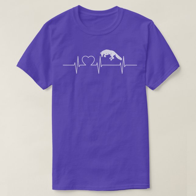 Polar för foes Fennec natur Djurpuls för T Shirt (Design framsida)