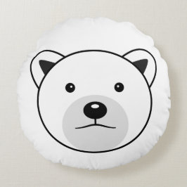 Polar för Tecknad Rund Kudde