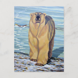 Polar för vykort för polar Bear Art Postcard