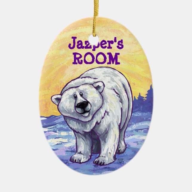Polar - gåvor och tillbehör julgransprydnad keramik (Framsidan)