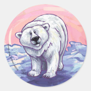Polar - gåvor och tillbehör runt klistermärke