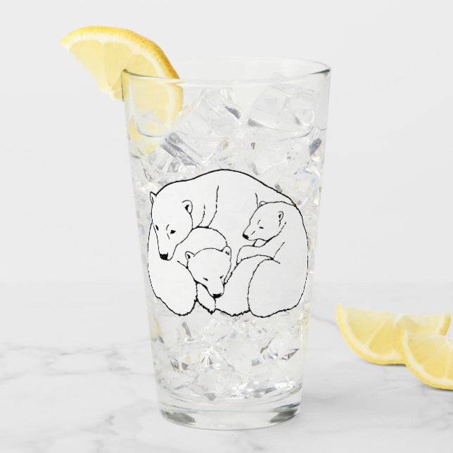 Polar Glas Bear Unge Glass Personalize (Framsida Ice)