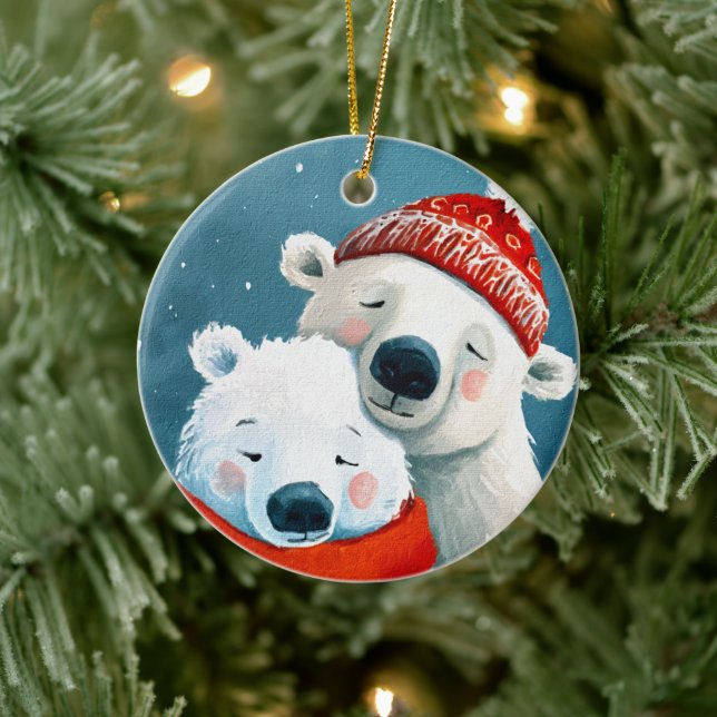 Polar Hugs Julgransprydnad Keramik (Träd)