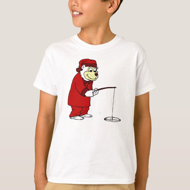 Polar Ices-fiske i Pajamas Tee (Framsida)