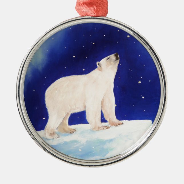 Polar Ljus Julgransprydnad Metall (Framsidan)