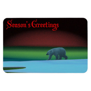 Polar Ljus Polar Bear Magnet