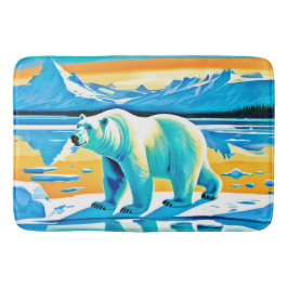 Polar Majestät: Arktiskt landskap Badrumsmatta