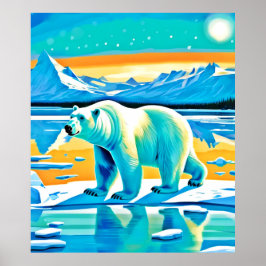 Polar Majestät: Arktiskt landskap Poster