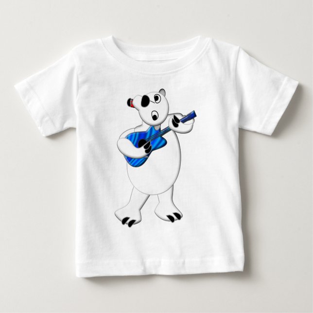 Polar med Guitar Tee Shirt (Framsida)