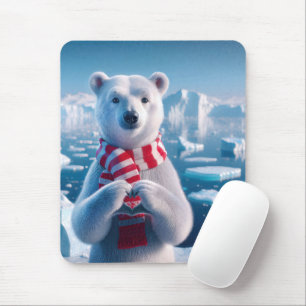 Polar med hjärta musmatta