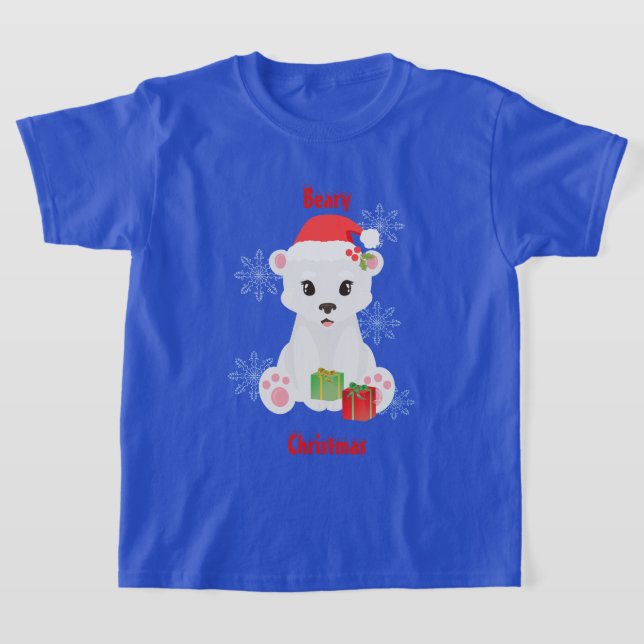 Polar med julklapp T-Shirt (Laydown)
